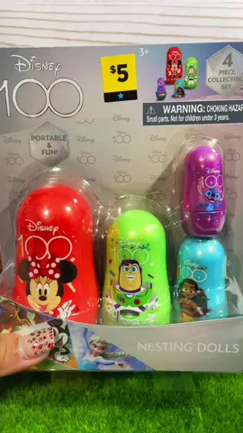 Disney 100 nesting dolls! 🩶 #disney #disney100 #disney100yearsofmagic #disney100yearsofwonder #disney100thcelebration  #disneycharacters #dollar #dollargenreal #nesting #dolls #nestingdolls #toys #unbox #unboxingtoys #unboxing #unboxingvideo #unboxing_queen #sgtoftoys #fyp #fypシ #fypage #fypシ゚viral #foryoupage #foryoupage #foryourpage 