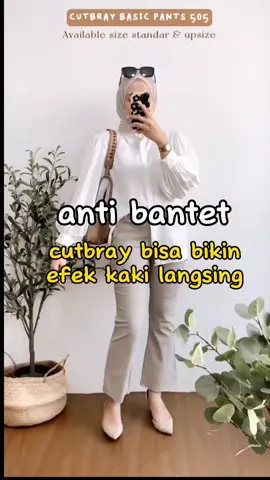 cutbray basic pants katun twill premium #celanacutbray #cutbraykatun #OOTD #outfit 