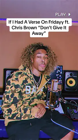 If I Had A Verse On @Fridayy ft. @chrisbrownofficial “Don’t Give It Away” Stream Dat & my new single link in bio! #fyp #dontgiveitawaychallenge #duetchallenge #duet #chrisbrown #fridayy #singers #musician #viral #DGORD #dontgiveitaway 