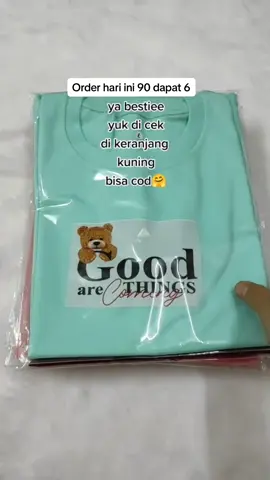 Kepoin sekarang 90 dapat 6😘 hari ini #kaosmurah#koasviral#atasanwanita#fashiontiktok#fashion#baju#bajumurah#bajuviral#busana#fypシ#fyp 