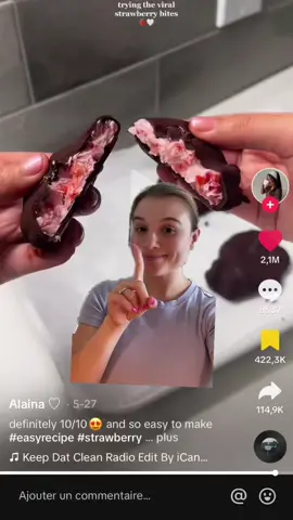 Late taste test. 🤤 Des trucs pour que mon chocolat gèle? 🫠