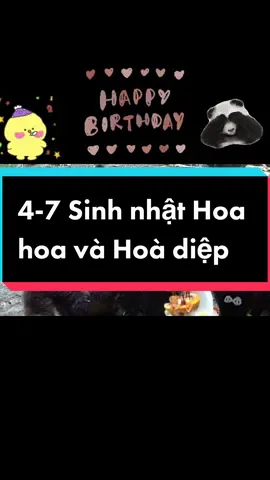 Hoa hoa của mấy bà đây!!! Cùng chúc mừng sinh nhật hai chị em ~ chúc cho hai chị em cùng nhau lên lớp nhaaaa😘😘😘 #huahuapanda #heyepanda #gautruc #panda #huahua #hoahoapanda 