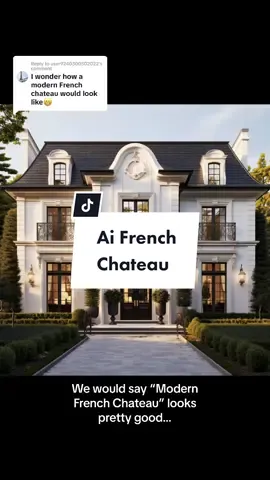 Replying to @user9240300502022 Ai is amazing and terrifying #lsdesignstudio #interiordesign #dreamhome #frenchchateau #aidesign #midjourney 