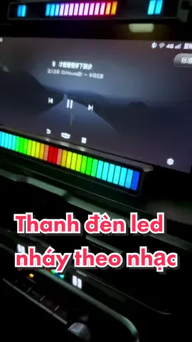 Thanh đèn led cảm biến nháy theo nhạc, dùng trong xe oto #dentrangtrioto #phukienoto #phukienxehoi #xexinhxexin #dcgr 