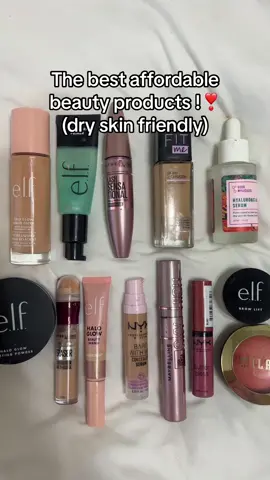 Beat drugstore products ! #makeuptutorial #makeup #dryskin #elf #makeupproducts #maybelline #dryskinmakeuptips 