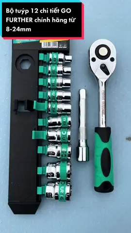 Review bộ tuýp 12 chi tiết GO FURTHER chính hãng mạ crom từ 8-24mm #xh #trend #noidiatrungquoc #kimkhivietanh #viral #dungcusuachua #sửachữaôtô #suachuaxemay #sửachữa #xuhuong 