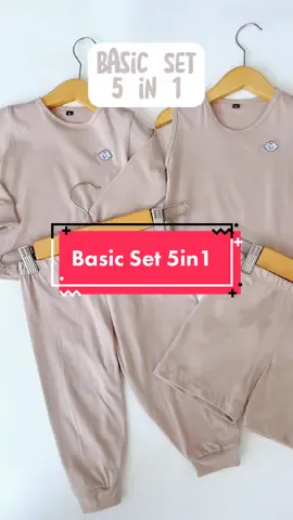 Basic Set 5in1 by CruCil  Siapa nih tang favoritnya warna creamy?? Yuk langsung aja komen dikolon komentar🥰  #basicset #setelananak #setelananakcowok #crucilindonesia #no1matchingoutfits 