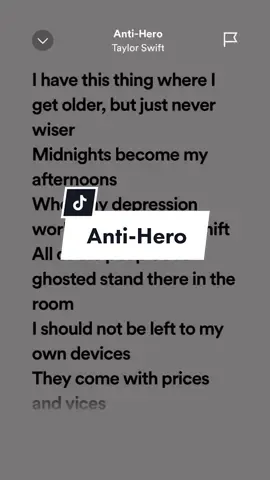 Anti Hero! #taylorswift #foryou #antihero #antiherotaylorswift #leohernandezlyrics_ #fypage #songlyrics #trendingsong #chill #spotify #music #fypシ #fyp #aestethic #viral #tiktokph 