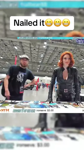 Poor fella #amouranth #comicon #cosplay #cringe #blackwidow #twitchstreamer #fail #onetrueclip 