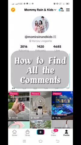Basic Tutorial for Newbies here in TikTok. On how to Find All the Comments, Follow for more or just save this video for later. #basictutorialBasic Tutorial for Newbies here in TikTok. On how to Find All the Comments, Follow for more or just save this video for later. #basictutorial  #tutorialincomments  #commentsection  #comment  #savethisvideoforlater #informativevideo  #tutorialincomments  #commentsection  #comment  #savethisvideoforlater  #informativevideo 