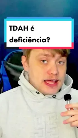 TDAH é deficiência? #tdah #neurodivergente #autista #autismo 