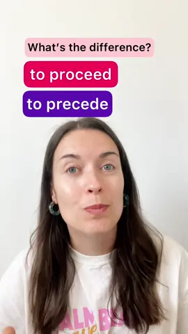Proceed or proceed? What’s the difference in English? 🇬🇧 #english #learnenglish #speakenglish #englishgrammar #englishlanguage #englishspeaking