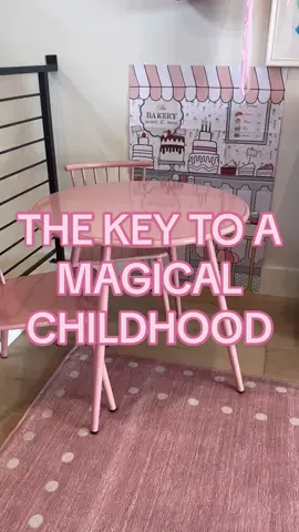 The key to a magical childhood 🩷🧚✨🎟️🦄 #magicalchildhood #kidsroom #colorfuldecor #playroomideas #toddlerimagination #screentimealternatives #noscreentime #openendedplay #momhack 
