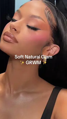 Do you think I pulled off this soft natural glam?? 🫣 #softnaturalglam #blackgirlgrwm #grwm #softglamforbeginners #makeuptutorial #grwm #classymakeup 