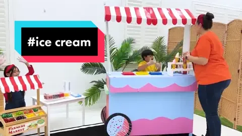 Eric and Charlotte Ice Cream and Fruit Friendship Adventure.#kids #icecream #cany #stoys #movie #music #fyp #trending #food #color #viral #tiktokindia #cute #usa_tiktok #amazing #bollywood #foryou #funny