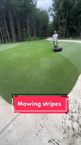 Ever wondered what creates lawn stripes? Ill show ya ⛳️ #lawn #lawndad #lawncare #lawntok #reelmowing #DIY #asmr 