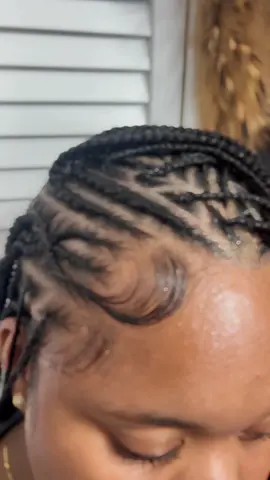 Trending Tribal Braids w the Flip Method💅🏾 #tribalbraids #braids #halfuphalfdown #hairstyle #protectivestyles #naturalhair #blackgirltiktok #hair #hairstyleidea #vacationhair #fyp #explorepage #slaysbyshawooski #shawooski 