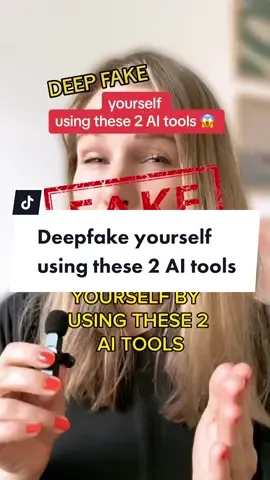 ⚠️ Use with caution 🤯! How to deepfake yourself using these 2 AI tools!  #scaryai #deepfake #AI #artificialintelligence #descript #aivideo #videoavatar #aiavatar 