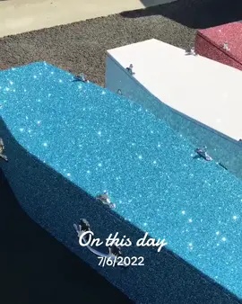 #onthisday our beautiful glitter coffins, which colour would you choose 💎 #theglittercoffincompany #glittercoffin #sparklycoffins #blingcoffin 