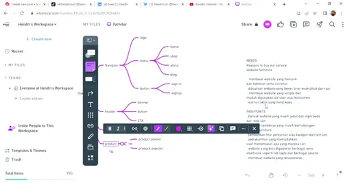 cara belajar ux/ui design untuk membuat website di figma part 7 #fyp #desainindonesia #uxuidesigner #appdesign #webdesign