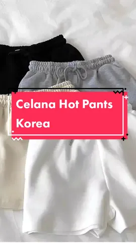 Celana Pendek Wanita Gaya Korea Hotpants Santai Bahan Adem Lembut Kualitas Premium Polos Mini#hotpants❤ #CapCut 