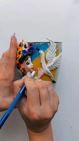 made with love from Ukraine 🇺🇦                   #ручнаробота #hendmade #polimerclay #украина #українка 