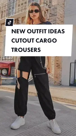 New outfit ideas Cutout Cargo Trousers #cargopants #cargooutfits #outfitideas #OOTD #cargopantsoufit #tiktokfinds #tiktokfindsph 