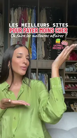Les sites sur lesquels je fais mes meilleures affaires 🤑 #fashion #fashiontiktok #fashiontok #deals #bonplan #savemoney #moeny #pourtoi #fy #fyp #fypシ @TheOutnet @Vinted @mangooulet 
