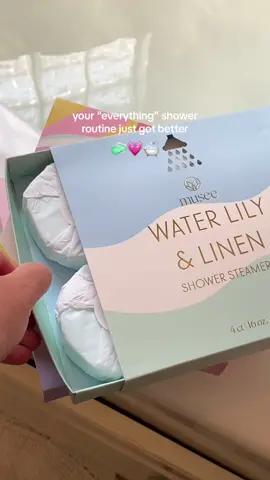 current obession: adding shower steamers to every shower 😍 shop now at museebath.com  #showerroutine #showertok #showerproducts #showersteamers🚿 #SelfCare #selfcaretiktok #everythingshower #everythingshowerroutine #hairwashday #grwm #currentobsessions 