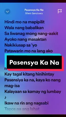 Pasensya Ka Na (Lyrics) My playlist #fyppppppppppppppppppppppp #songwithlyrics #lyrics_songs #lyricsvideo #lyrics #music #musik #musicwithlyrics #musicwithoutboundaries #fypシ #fypage #songwithlyricks #trendingsong #trending #vibes #musicvibes🎵❤ #musicvibes #musicvibeslyrics #musicvibesmoo