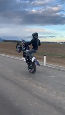 (Von Profi ausgeführt)#vibes #foryou #fürdich #fy #fürdichpage #austria #bklf #wheelie #350ccm #foryoupage #4stroke #fmf #stunt #supermoto #brap #scrape 