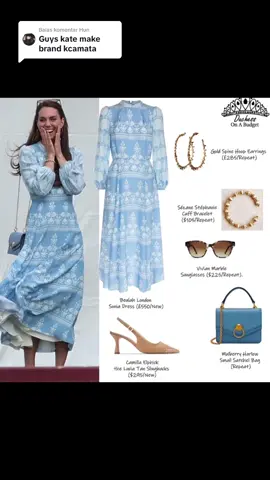 Membalas @Hun  This is the brand used by Kate Middleton at the 2023 polo match #katemiddleton #katemiddletonstyle #princessofwales #royalfamilyuk #polo #royalfamily 