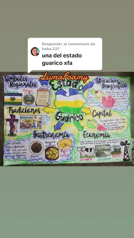 Respuesta a @beba.227 esa hice del estado Guárico bella..#CapCut #cierredeproyecto #tareasdelcolegio #exposiciones #lumafoamy #laminasescolares #tareasdelcolegio 