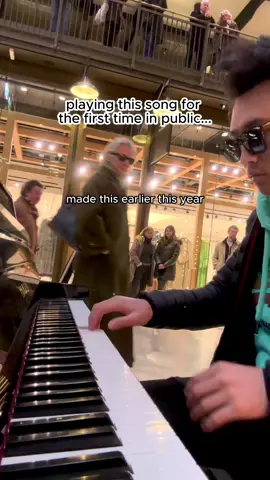 left a special message at the end of the video ❤️ #reaction #mall #piano #music #neoclassical #romantic #song #cover #emotional #composition #classicalmusic #artist #inspiration #publicpiano #london #english #england #uk 