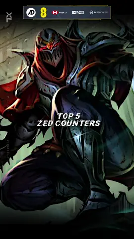 Crush Zed mains with these top 5 COUNTERS! 👏 #leagueoflegends #lolzed #leagueoflegendszed
