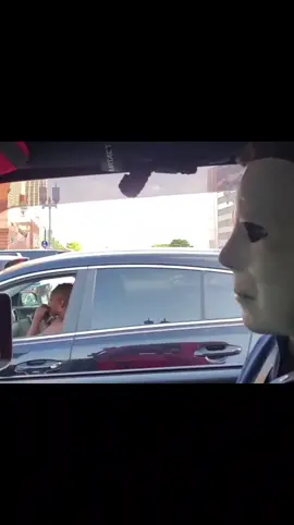Only in Baltimore...🤣 #michaelmyers #halloween #copsoftiktok #police #jeeplife #sPod @HornBlasters 