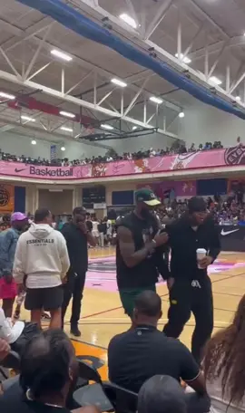 Lebron James and Carmelo Anthony at the Peach Jam 23'🔥🔥🔥
