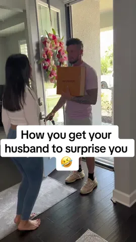 He is so sweet 🤣🙈 #husbandandwife #sweet 