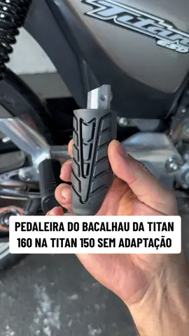 INSTALAÇÃO PEDALEIRA DO BACALHAU DA TITAN 160 NA TITAN 150 😍 Salve galera ✌🏽 Essa é a instalacao das pedaleiras do bacalhau da start, fan e titan 160 na titan 150 veja como e facil e sem adaptação 🤩 #mayconaragao #honda #hondamotos #titan #titan150 #titan150carburada #top #150 #150cc #motorzao #manutencao #mecanica #passoapasso #start #fan160 #titan160 #start160 #pedaleira #bacalhau #adaptacao #feitoemcasa #gambiarras #maycon #londrina #tiktok #tiktokbrasil 