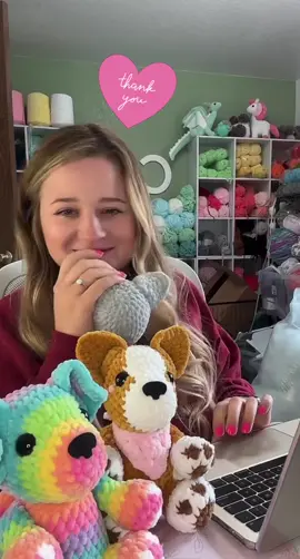Literally speechless… I cannot thank you guys enough this is a clip from my pattern release during my live and wow unbelievably thankfully for you all and your continued love and support for me and my business thank you!!🩵🩵🩵 . #crochetgrove #patternrelease 