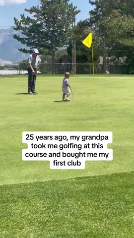 I’ve been golfing with my grandpa hundreds of times at this course… nothing better than getting to play it again with him and the boys 🙏🏼 #golf #kidsgolf #kids #kidsoftiktok #grandparents #grandpas