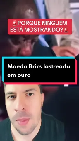 A mídia Russia divulgou o lançamento de uma possível moeda pelo Brics que seria lastreada em ouro e poderia competir com o dólar #noticias #russia #brics #dolar #lula #economia 