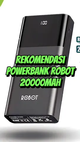 [BISA COD] ROBOT PowerBank 20000mah RT22 Dual Port Input & Output Original Led Indicator - Garansi Resmi 1 Tahun hanya Rp285.900! Jangan lewatkan! Ketuk tautan di bawah ini#powerbank#powerbank20000mah#powerbankrobot 