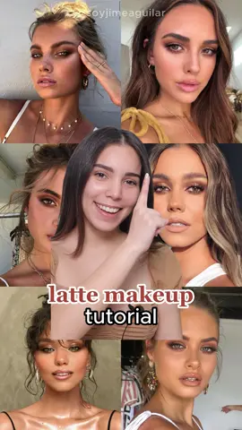 Latte makeup tutorial paso a paso fácil 🤎  #lattemakeup #tutorialdemaquillaje #maquillajepasoapaso #maquillajeentendencia 