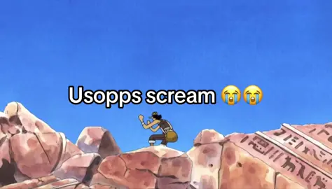 Im currently rewatching one piece again and I found his little scream funny 🤷‍♀️😭😭 #anime #onepiece #sniperkingusopp #godusopp #usopponepiece #usopp