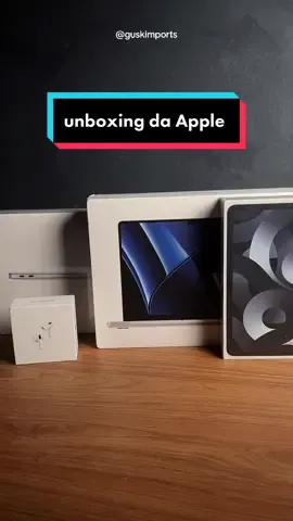 Comprei mais ums produtinhos na Apple 🤩 #guskimports #mundoappleimportados #unboxingapple #unboxingasmr #appleunboxing #comprariphonebarato #macbookprom2pro #comprarmacbook 