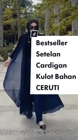 Bestseller Setalan Cardigan Kulot Bahan Ceruti #outfit #setelancardigan #setelankulotkekinian #CapCut 