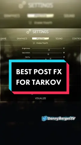 Post Fx / Nividia Control Panel Settings for Tarkov! #trending #pcgaming #escapefromtarkov #fyp #foryou #foryoupage #postfx #colorsettings 