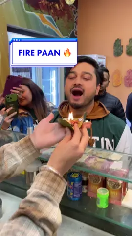 Try your first Fire Paan at our Harris Park or Lakemba location NOW! #firepaanexperience #aagwalapaan #flamingpaan #firepaanchallenge #firepaan🔥 