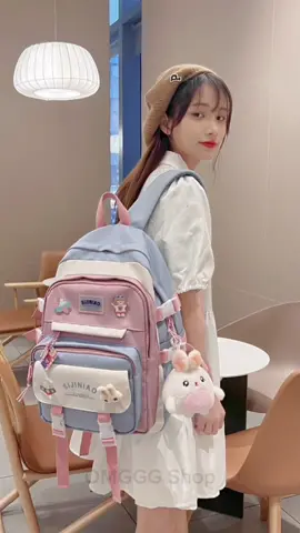 กระเป๋าเป้น่ารักเวอร์ สไตล์เกาหลีเกาใจ ใส่ของได้เยอะ กันน้ำได้ มีหลายช่อง สายสะพายนิ่มไม่ทำให้ปวดไหล่ มีหลายสีกดเลือกในตะกร้าได้เลย #ก#กระเป๋าเป้ก#กระเป๋าเดินทางก#กระเป๋าแฟนชั่นก#กระเป๋านักเรียนก#กระเป๋าสะพาย
